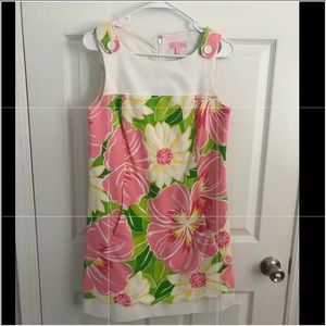 Lilly Pulitzer shift dress with flowers